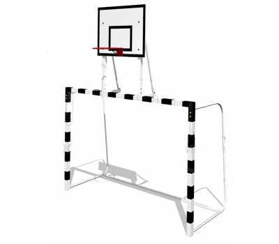Ворота ZION для мини-футбола с баскетбольным щитом (СЭ279)