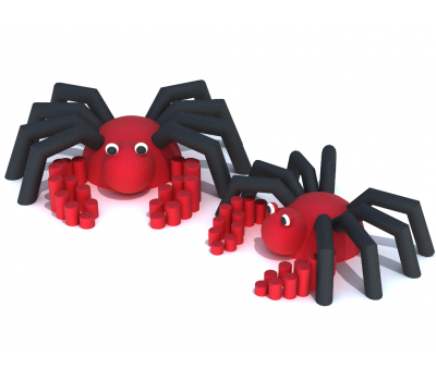 Резиновая 3D-фигура ZION Крабик (для парков и детских площадок), фото 1