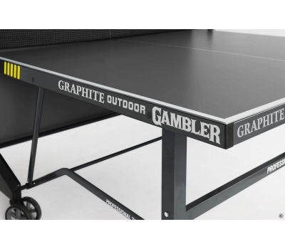 Стол теннисный GAMBLER Graphite 6 Всепогодный с сеткой, фото 7