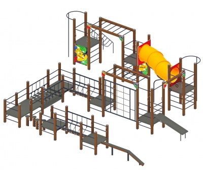 Детская площадка Спортивная серия СК 2.01.23-01.1