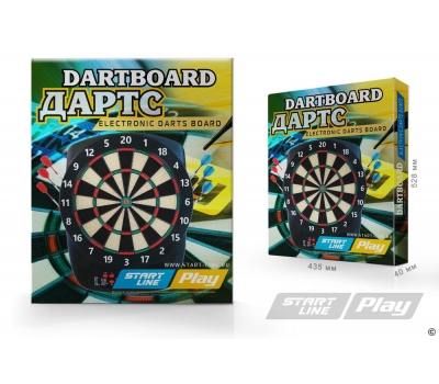 Комплект для игры в электронный дартс START LINE Electronic Dartboard, фото 6