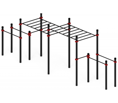Уличный атлетический комплекс ВОРКАУТ 26 (108) низкий