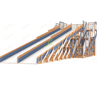 Зимняя горка IgraGrad Snow Fox, скат 18 м мод.2