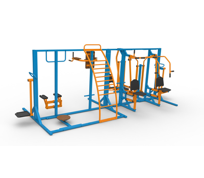 Комплекс с уличными тренажерами УТИ1 Air Gym YTR001, фото 3