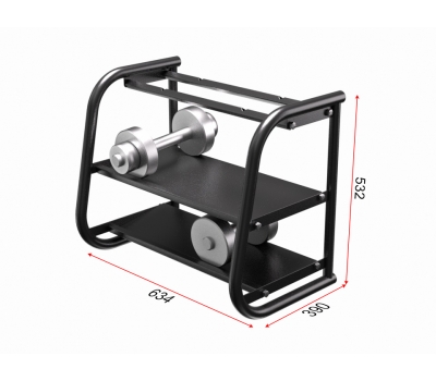 Стойка для гантелей, органайзер для хранения весов (13.402.007), фото 1