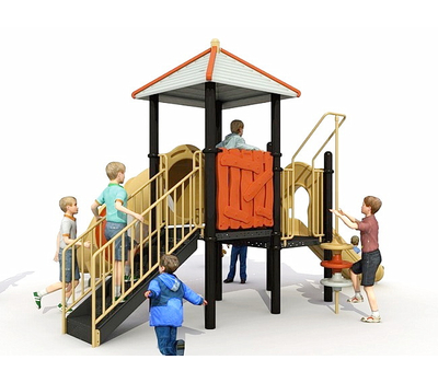 Детская игровая площадка Air-Gym Play Пожарная бригада WD-JG019, серия Павильон, фото 1