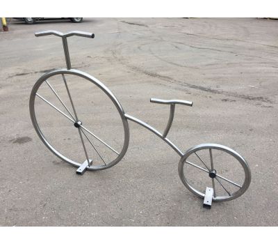 Велосипед декоративный из нержавеющей стали, фото 1