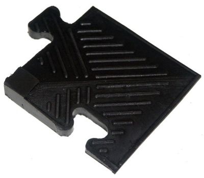 Уголок резиновый для бордюра 20 мм чёрный, фото 1