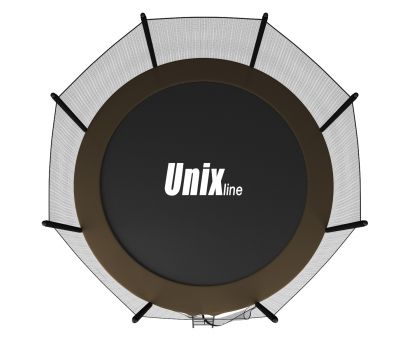 Батут UNIX line 8 ft Black&amp;Brown (outside), фото 14