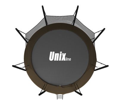 Батут UNIX line 12 ft Black&amp;Brown (inside), фото 17