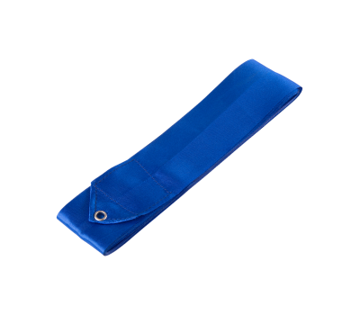 Лента для художественной гимнастики AGR-201 4м, с палочкой 46 см, синий, фото 2