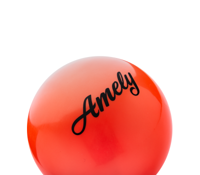 Мяч для художественной гимнастики AGB-101, 15 см, оранжевый, фото 2
