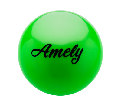 Мяч для художественной гимнастики AGB-101 19 см, зеленый, фото 1