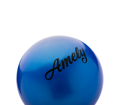 Мяч для художественной гимнастики AGB-101, 19 см, синий, фото 2