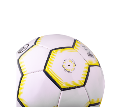 Мяч футбольный JS-100 Intro №5, белый, фото 5