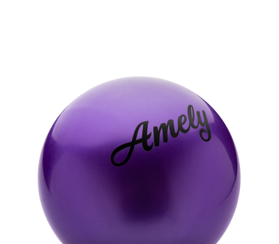Мяч для художественной гимнастики AGB-101, 19 см, фиолетовый, фото 2