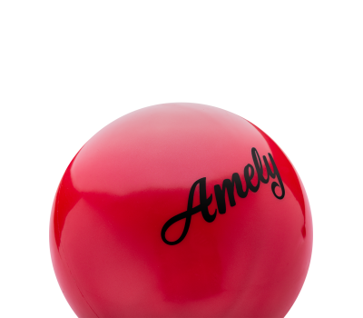 Мяч для художественной гимнастики AGB-101 19 см, красный, фото 2