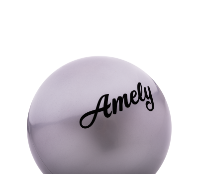 Мяч для художественной гимнастики AGB-101, 15 см, серый, фото 2