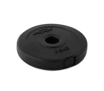 Диск пластиковый STARFIT BB-203  0,5 кг, d=26 мм, черный 1/40, фото 1