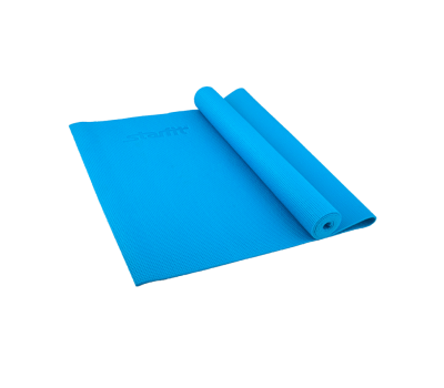 Коврик для йоги STARFIT FM-101 PVC 173x61x0,5 см, синий 1/16, фото 1