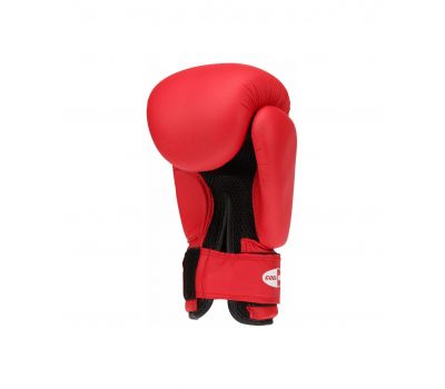 Перчатки боксерские Silver BGS-2039, 14oz, к/з, красный, фото 2