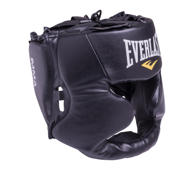 Шлем закрытый Martial Arts full face 7420LXLU, L/XL, кожзам, черный, фото 1