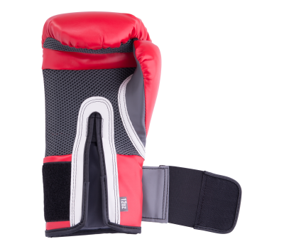Перчатки боксерские Pro Style Elite 2110E, 10oz, к/з, красные, фото 2