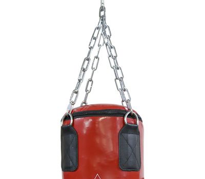Боксёрский мешок DFC HBPV3.1 красный 120х30, фото 3