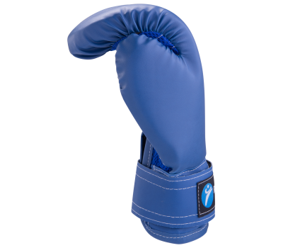 Перчатки боксерские детские, 6oz, к/з, синий, фото 3