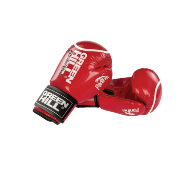 Перчатки боксерские Panther BGP-2098, 10 oz, красный, фото 1