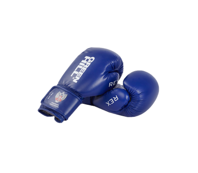 Перчатки боксерские REX BGR-2272, 10 oz, синий, фото 1