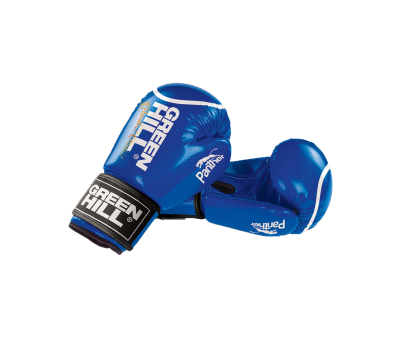 Перчатки боксерские Panther BGP-2098, 12 oz, синий, фото 1