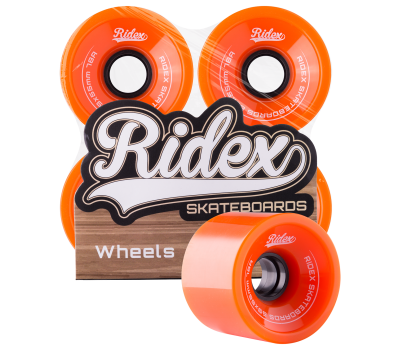 Комплект колес для лонгборда SB, оранжевый, 4 шт., фото 1