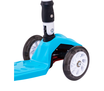 Самокат 3-колесный Smart 3D, 120/80 мм, синий, фото 5