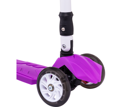 Самокат 3-колесный Smart 3D, 120/80 мм, фиолетовый, фото 4