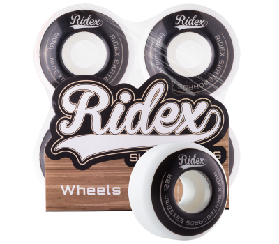 Комплект колес для скейтборда SB, 53*32, белый/черный, 4 шт., фото 1