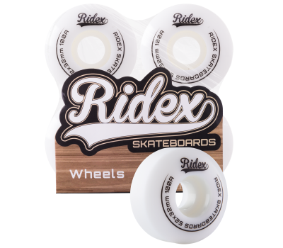 Комплект колес для скейтборда SB, 52*32, белый, фото 1