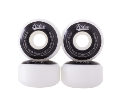 Комплект колес для скейтборда SB, 53*32, белый/черный, 4 шт., фото 2
