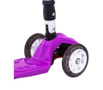 Самокат 3-колесный Smart 3D, 120/80 мм, фиолетовый, фото 5
