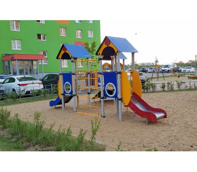 Детская площадка «Romana 104.12.00» красно-голубой, фото 11