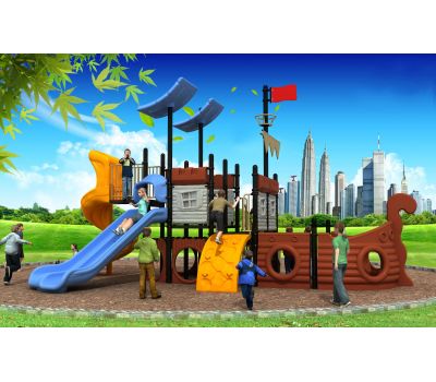 Детская игровая площадка Air-Gym Play Капитан Немо WD-CS006, серия Пираты, фото 1