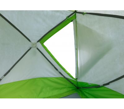Зимняя палатка ЛОТОС Куб 4 Компакт Термо (лонг) (утепленный тент; стеклокомпозитный каркас), фото 13