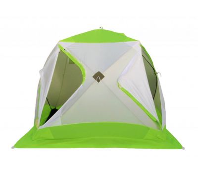 Зимняя палатка ЛОТОС Куб 3 Классик С9 (стеклокомпозитный каркас) модель 2020, фото 2