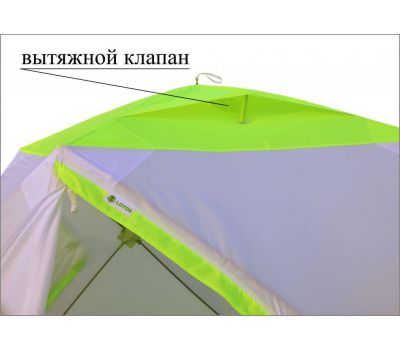 Зимняя палатка ЛОТОС Куб 3 Классик С9 (стеклокомпозитный каркас) модель 2020, фото 7