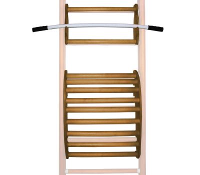 Шведская стенка Kampfer Wooden Ladder Maxi Ceiling (№2 Ореховый Высота 3 м), фото 9
