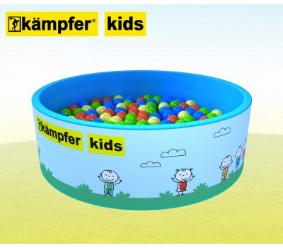 Сухой бассейн Kampfer Kids (голубой + 100 шаров), фото 3