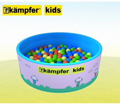 Сухой бассейн Kampfer Kids (розовый + 100 шаров), фото 3