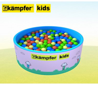 Сухой бассейн Kampfer Kids (розовый + 300 шаров), фото 3