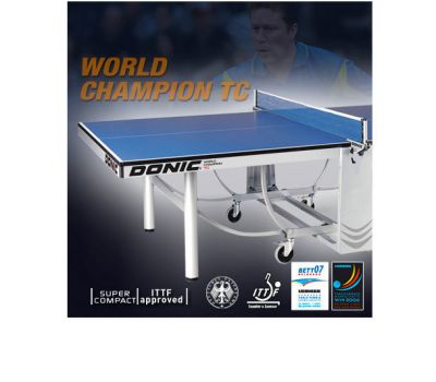 Теннисный стол DONIC WORLD CHAMPION TC GREEN (без сетки), фото 6