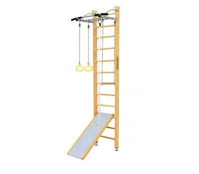 Шведская стенка Kampfer Ride Ceiling (№0 Без покрытия Высота 3 м белый антик турник), фото 10